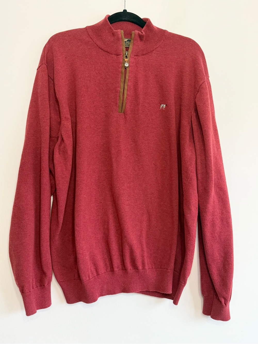 Southern Point Co Hayward Zip XXL Red GSP Bird Dog Quarter Zip Sweater - Picture 2 of 8